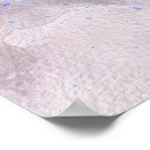 Poster belle peinture d'aquarelle de cerisier fleuri (Coin)