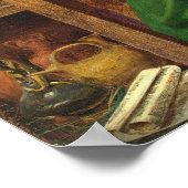 Poster Belle peinture de femme (Coin)