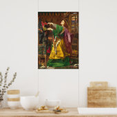 Poster Belle peinture de femme (Cuisine)