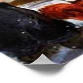 Poster Belle peinture de Noël Vintage (Coin)