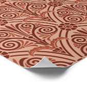 Poster Belle peinture décorative (Coin)