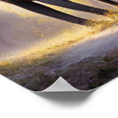 Poster Belle peinture d'un éléphant dans sa nature (Coin)