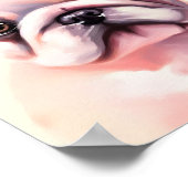 Poster Belle peinture française de bulldog (Coin)