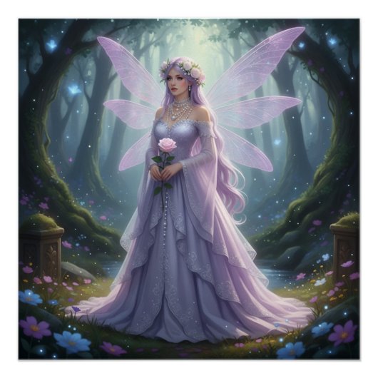 Poster Belle Perle de juin Fairy (Devant)