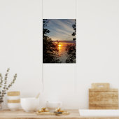 Poster Belle photo coucher de soleil (Cuisine)