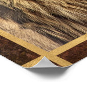 Poster Belle photo de lion (Coin)