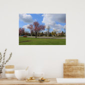 Poster Belle photographie de paysage du parc de printemps (Cuisine)