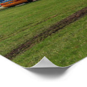 Poster Belle photographie de paysage du parc de printemps (Coin)