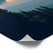 Poster Belle Place Geirangerfjord Norvège Voyage (Coin)