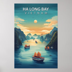Poster Belle Place Ha Long Bay Vietnam Travel