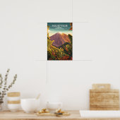 Poster Belle Place Mont Teide Tenerife Voyage (Cuisine)