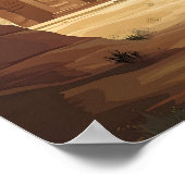 Poster Belle Place Petra Jordan Art Travel (Coin)