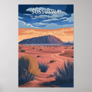 Poster Belle Place Sossusvle Namibie Travel