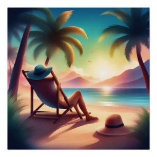 Poster belle plage