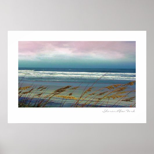 Poster Belle plage et l'océan Photographie par srf (Devant)