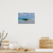 Poster Belle Plage sur Great Guana Cay (Cuisine)