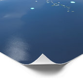 Poster Belle poitrine Aquarius dans les nuages (Coin)