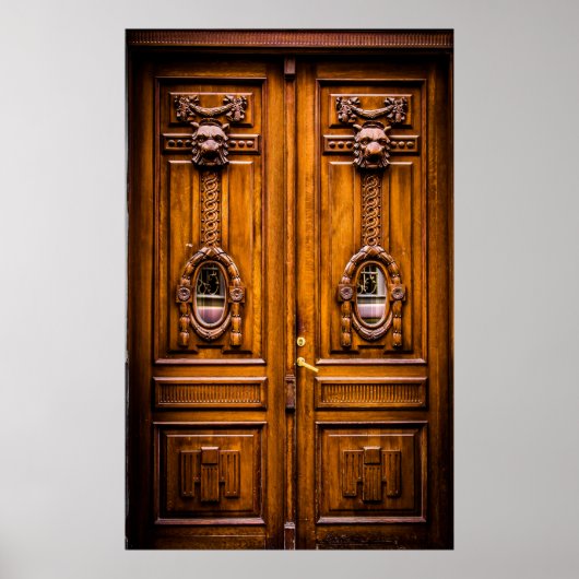 POSTER BELLE PORTE VINTAGE (Devant)