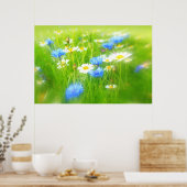 Poster Belle prairie estivale (Cuisine)