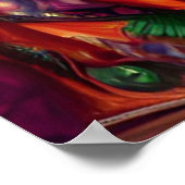 Poster Belle princesse avec lunettes de soleil (Coin)