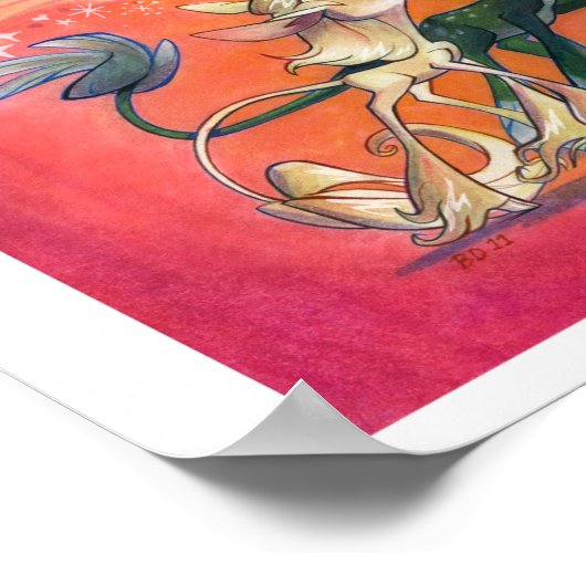 Poster Belle promenade Unicorn (Coin)