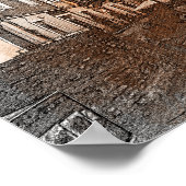 Poster Belle Pula Croatie Ville Peinture (Coin)