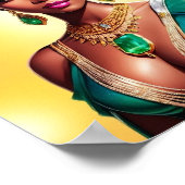 Poster Belle Reine noire (Coin)