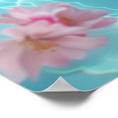 Poster Belle rhume de hamster dans l'eau (Coin)