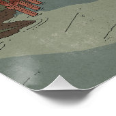 Poster Belle Rivière Au Crépuscule (Coin)