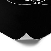 POSTER BELLE ROSE MONOGRAMME ROSE (Coin)