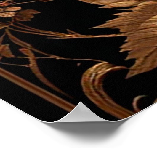 Poster Belle rose rouge (Coin)