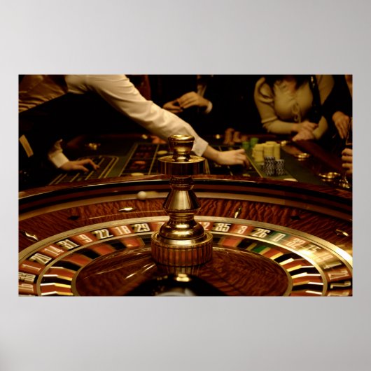 Poster Belle Roulette Roulette En Bois (Devant)