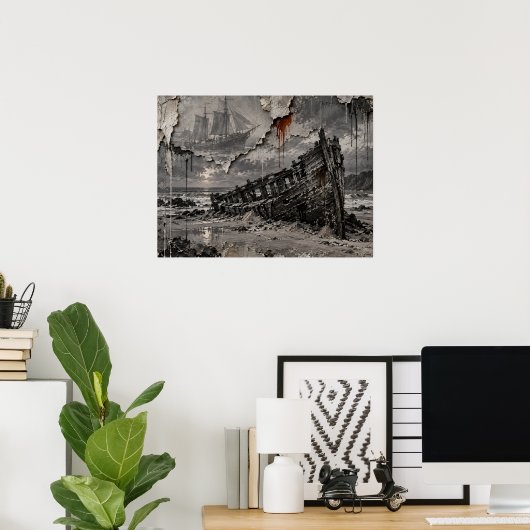 Poster Belle Ruine (Bureau à domicile)