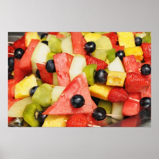 Poster Belle salade de fruits (Devant)