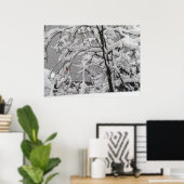 Poster Belle scène d'hiver (Bureau à domicile)