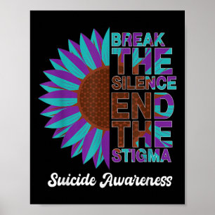 Poster Belle sensibilisation à la prévention du suicide T