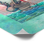 Poster Belle Sirène Imaginaire Art par Molly Harrison (Coin)