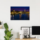 Poster Belle Skyline Paris France (Bureau à domicile)