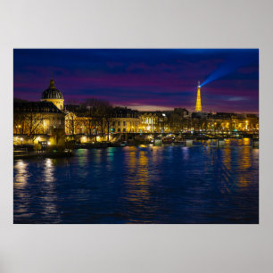 Poster Belle Skyline Paris France