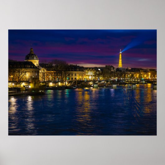 Poster Belle Skyline Paris France (Devant)