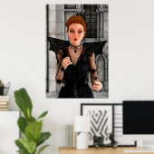 Poster Belle Sorcière (Bureau à domicile)