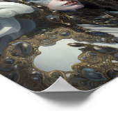 Poster Belle sorcière Demon Queen Imaginaire Art (Coin)