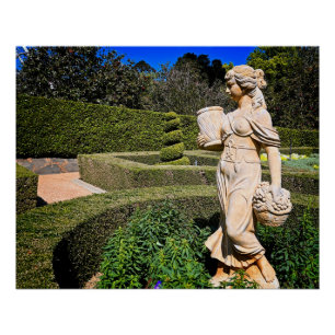 Poster Belle statue dans Queens Park Toowoomba