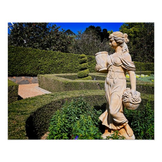 Poster Belle statue dans Queens Park Toowoomba (Devant)