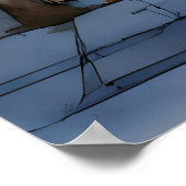 Poster Belle stylo et croquis d'encre de San Francisco (Coin)