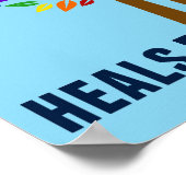 Poster Belle thérapie physique Citation inspirante (Coin)