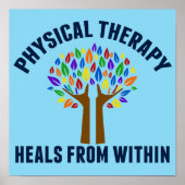 Poster Belle thérapie physique Citation inspirante (Devant)
