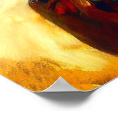 Poster Belle Valkyrie à cheval (Coin)