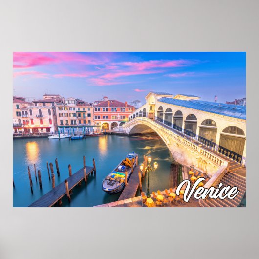 Poster Belle Venise, Italie (Devant)
