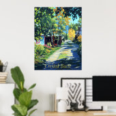 Poster Belle voie de campagne à Crested Butte Colorado (Bureau à domicile)